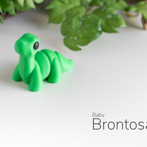 Baby Brontosaurus – 3D print figurica / privjesak