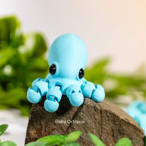 Baby Octopus Remake - 3D print figurica / privjesak