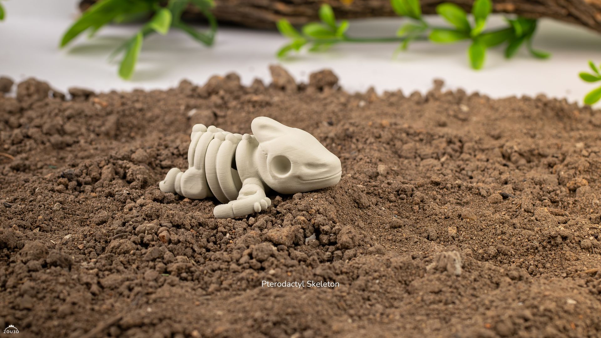 Baby Pterodactyl Skeleton – 3D print figurica / privjesak