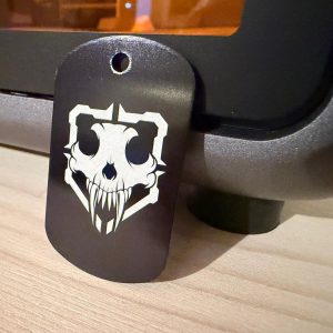 Custom Dog Tag – M3 (fiber laser gravura)